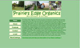Link to Prairie's Edge Organics Website
